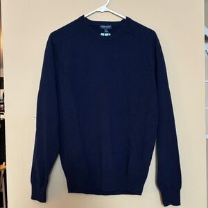 Peter Millar MADE IN ENGLAND Navy Crewneck Sweater - Men’s Medium